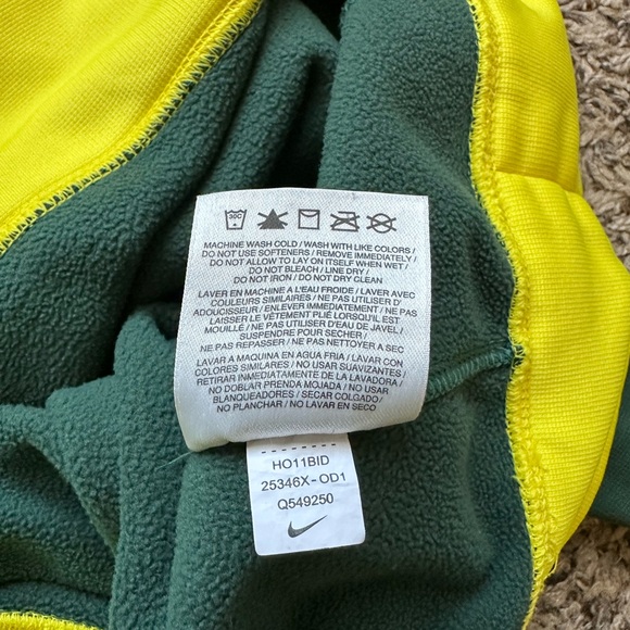 Oregon Ducks Nike Therma-Fit Hoodie Mens Size Large Y2K - Picture 6 of 11